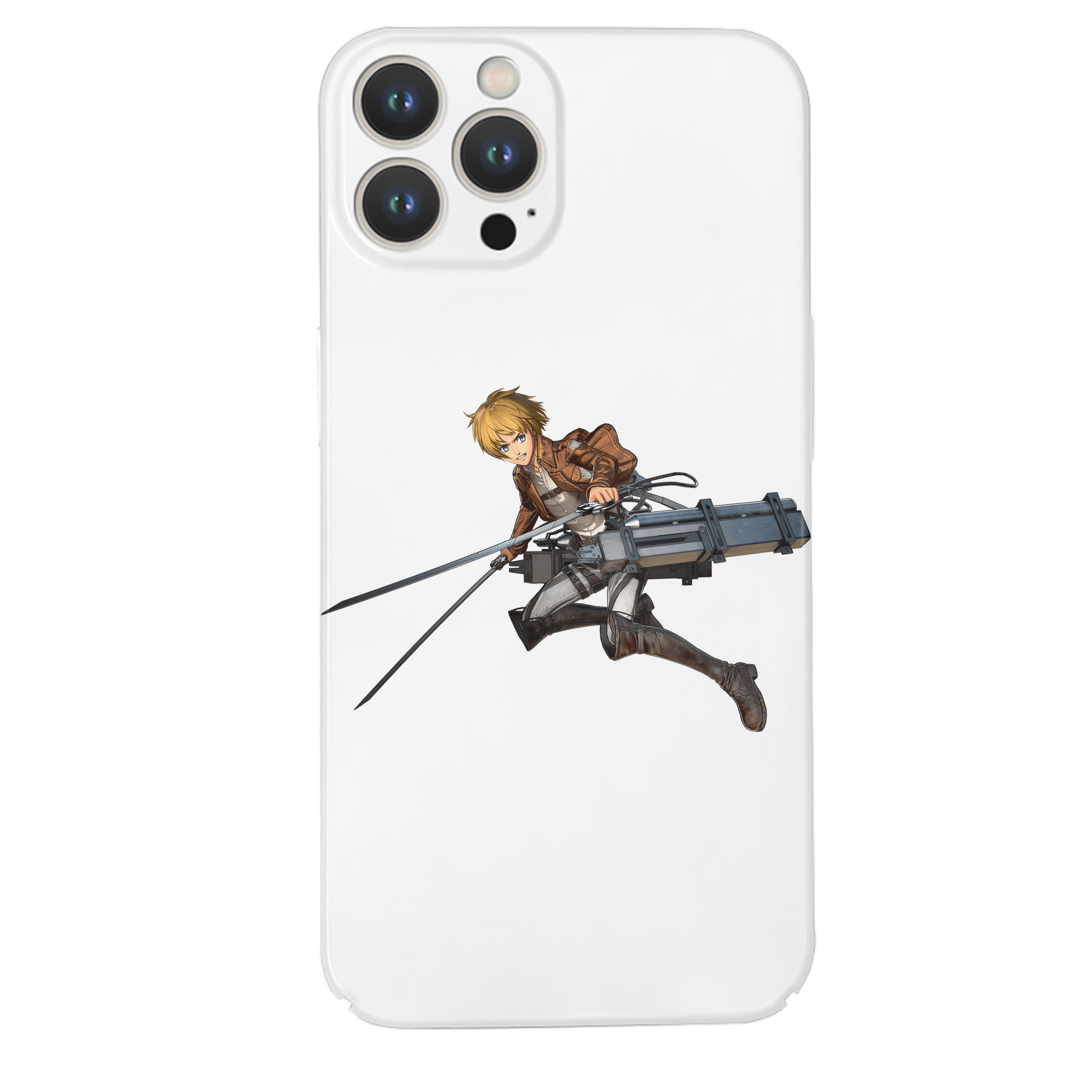（画像用） 進撃の巨人 アルミン·アルレルト Attack on Titan Armin Arlert 【iPhone 14シリーズ対応】ハードケース